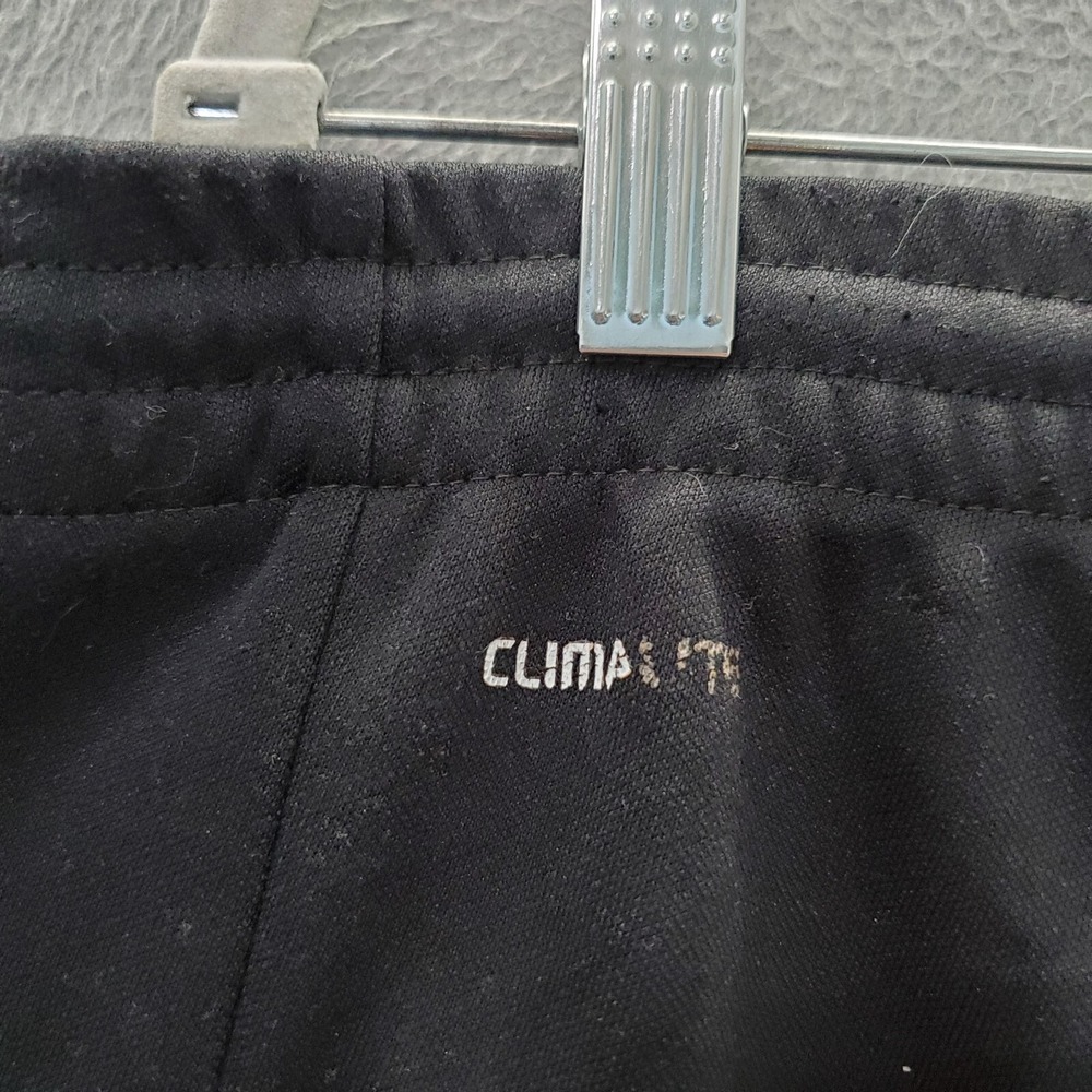 Adidas Men Activewear Pants XL Black Sweatpants Logo Climalite Drawstring - Picture 7 of 12